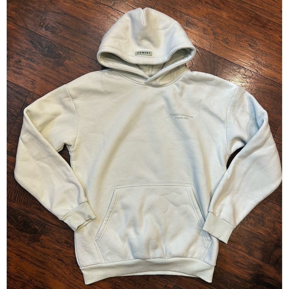 Comfrt Pastel Hoodie Mint Green Size Medium Unisex Oversized